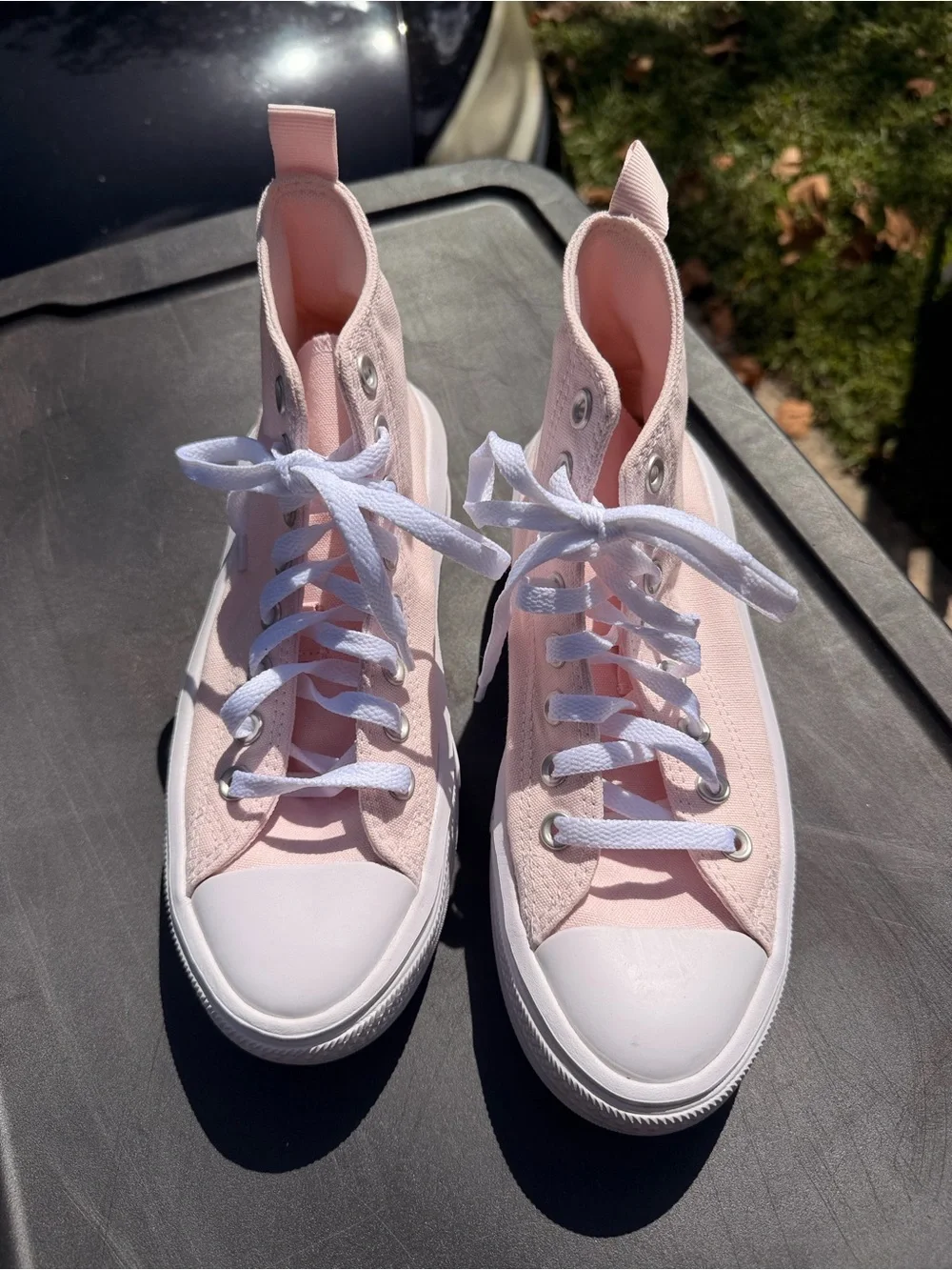 Converse Chuck Taylor All Star High Top Sneakers - Pink Kids Size 5 NEVER WORN